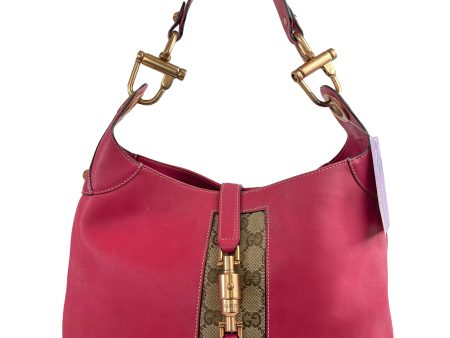 Gucci Vintage Pink Leather  Jackie 1961  Shoulder Bag Sale