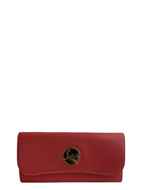 Christian Louboutin Pink Leather Wallet on Sale