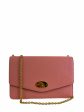 Mulberry BubbleGum Pink Grained Leather Medium  Darley  Crossbody on Sale