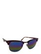 Raybans Red Irridescent Clubmaster Sunglasses Supply