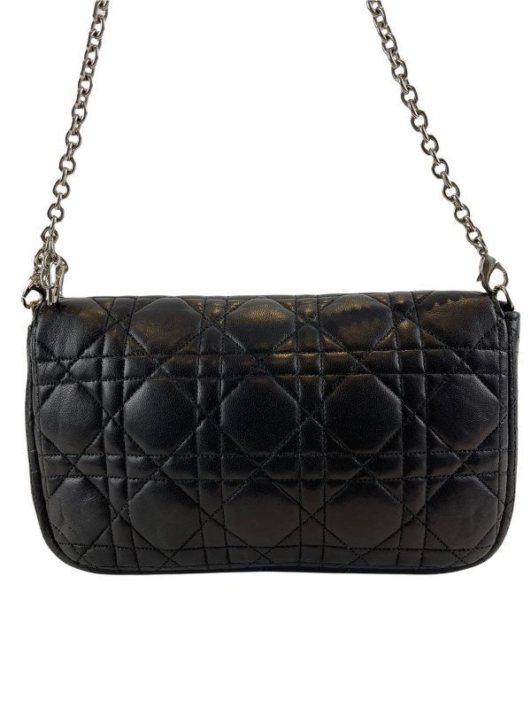 Christian Dior Black Quilted Calfskin Leather “Lady Dior” Crossbody Discount