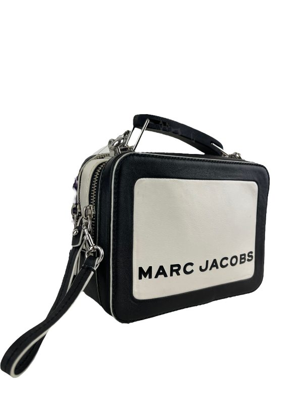 Marc Jacobs Monochrome Leather  Mini Box  Shoulder Bag Online Sale