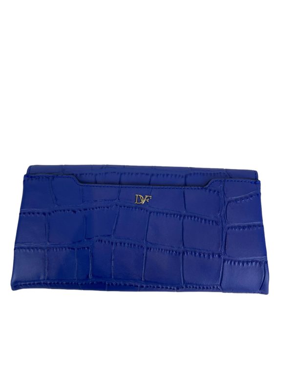 DVF Purple Leather Clutch Fashion