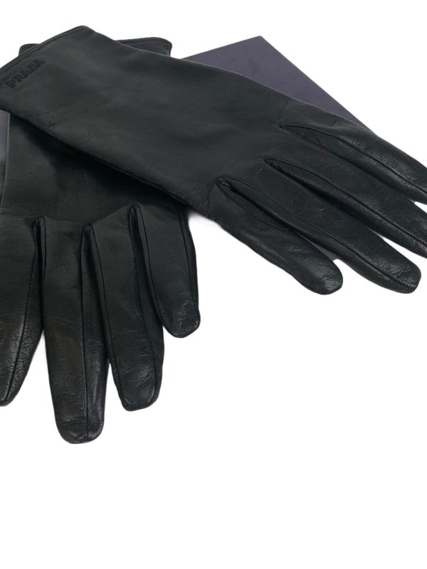 Prada Black Leather Gloves - As Seen on Instagram 18 10 2020 Supply