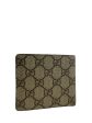 Gucci Beige Monogram Coated Canvas Wallet Sale