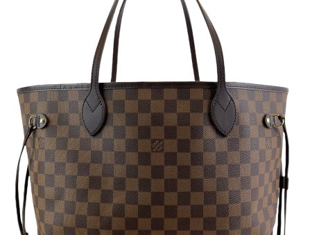 Louis Vuitton Damier Ebene Canvas Neverfull MM - Pink Lining Sale