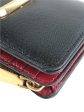 Marc Jacobs Black  Burgundy Leather Snapshot Wallet Online Hot Sale