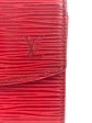 Louis Vuitton Red Epi Leather Wallet Hot on Sale