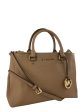 Michael Kors Taupe Leather Tote Online Sale