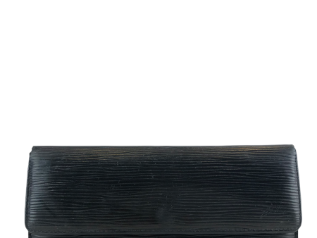 Louis Vuitton Black Epi Leather Wallet on Sale