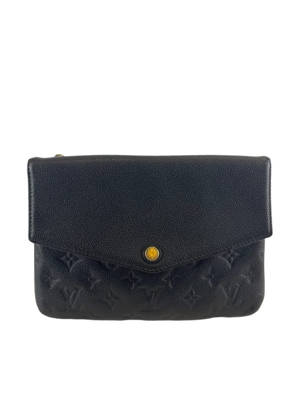 Louis Vuitton Black Empreinte Leather  Twice  Crossbody Online now