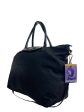 Prada Black Nylon Tote With Crossbody Strap Discount