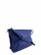 Celine Electric Blue Leather  Trio  Crossbody For Cheap