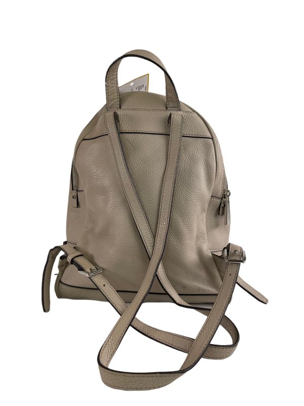 Michael Kors Light Grey Leather Backpack Cheap