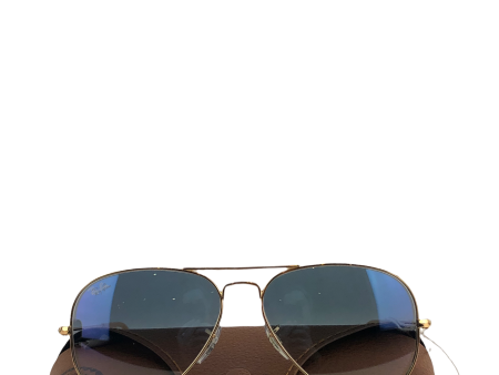 Raybans Goldtone Aviator Sunglasses Online