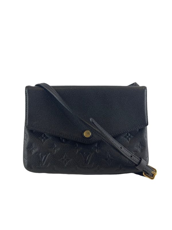 Louis Vuitton Black Empreinte Leather  Twice  Crossbody Online now