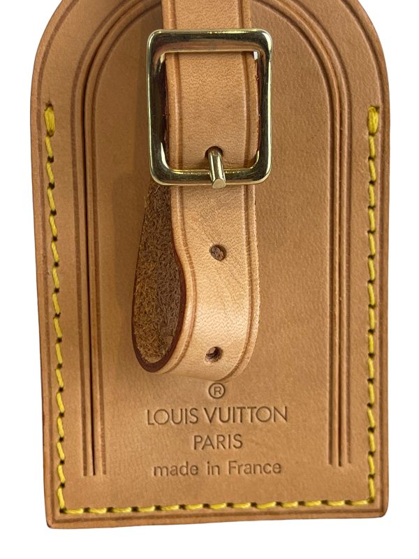 Louis Vuitton Tan Luggage Tag Cheap