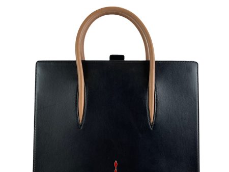 Christian Louboutin Black Leather Tote Sale