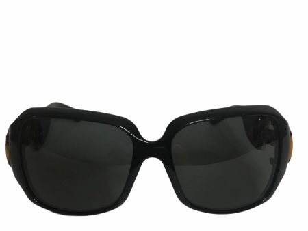 Gucci Black Resin & Bamboo Effect Sunglasses - As Seen on Instagram 25 11 2020 Supply