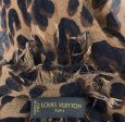 Louis Vuitton x Stephen Sprouse Cheetah Print Silk & Cashmere Scarf Hot on Sale