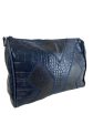 Yves Saint Laurent Blue Croc Effect Clutch - As Seen on Instagram 21 10 2020 Discount