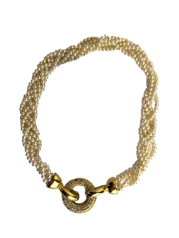 Vintage Richel Pearl Necklace Hot on Sale