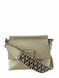 Gianni Chiarini White Leather Multicoloured Strap Crossbody Discount