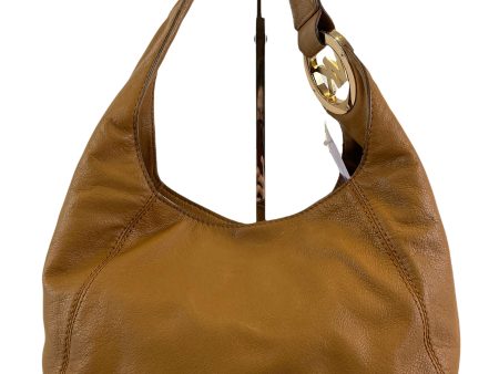 Michael Kors Tan Leather Shoulder Bag  Hobo on Sale