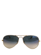 Raybans Goldtone Aviator Sunglasses Online