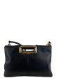 Maje Monochrome Leather Crossbody bag Online Sale