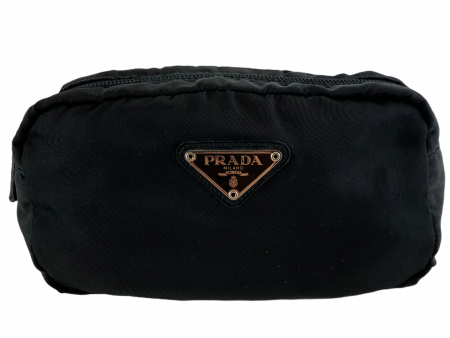 Prada Black Nylon Cosmetic Case   Clutch - As seen on Instagram 03 02 21 Hot on Sale