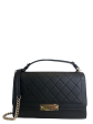 Chanel Quilted Black Calfskin Leather “Lable Click” Flap Online Sale