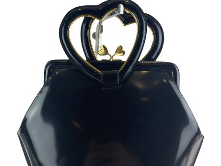 Moschino Black Patent Handbag For Cheap