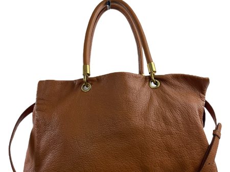 Marc by Marc Jacobs Tan Leather Tote With Crossbody Strap For Discount