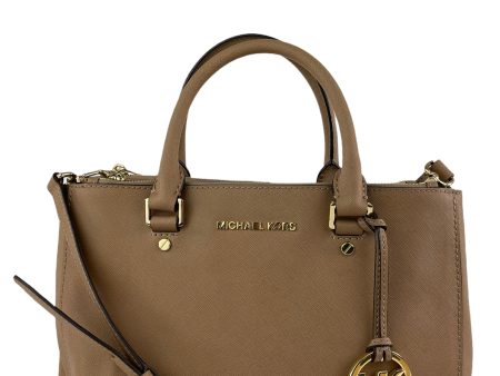 Michael Kors Taupe Leather Tote Online Sale