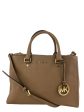 Michael Kors Taupe Leather Tote Online Sale