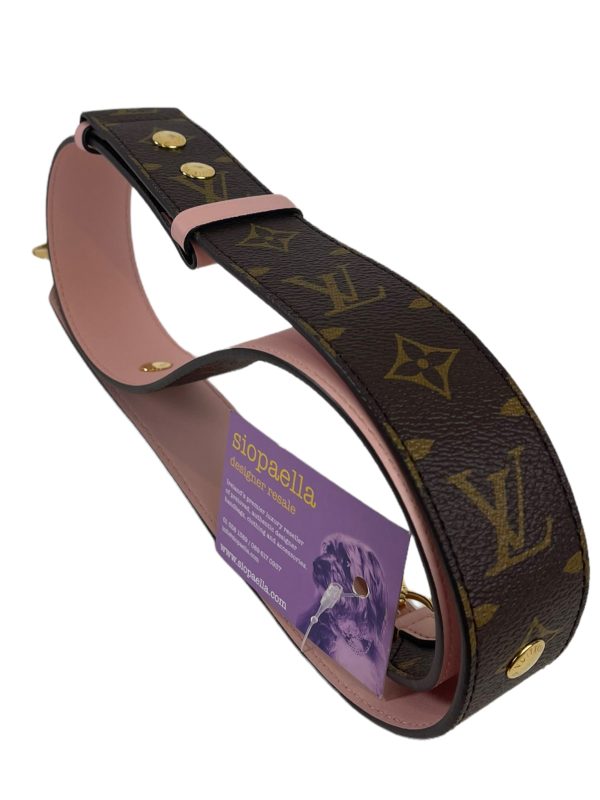 Louis Vuitton Monogram Canvas & Pink Leather Crossbody Strap Online