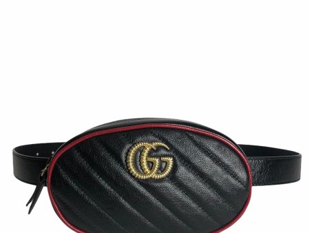 Gucci Black Leather Bumbag Online now