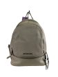 Michael Kors Light Grey Leather Backpack Cheap