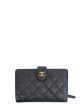 Chanel Black Caviar Leather Wallet Online