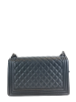 Chanel Black Calf Skin ‘Boy Bag’ Chain Crossbody Bag Online Sale