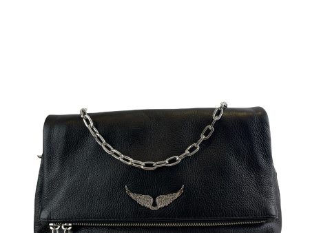 Zadig & Voltaire Black Leather Shoulder Bag Supply