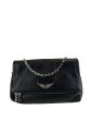 Zadig & Voltaire Black Leather Shoulder Bag Supply