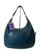 Coach Turquoise Leather Crossbody Hobo For Sale