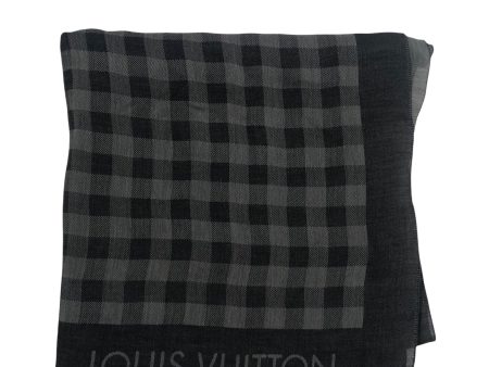 Louis Vuitton Grey Damier Scarf Supply