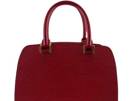 Louis Vuitton Red Epi Leather  Pont Neuf  Tote Fashion