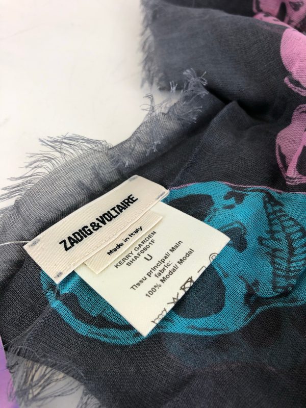 Zadig & Voltaire Multicolour Scarf - As Seen on Instagram 27 09 2020 For Sale