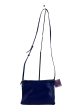 Celine Electric Blue Leather  Trio  Crossbody For Cheap