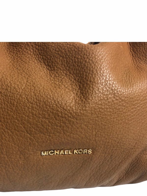 Michael Kors Tan Leather Shoulder Bag - As Seen on Instagram 19 11 20 Hot on Sale