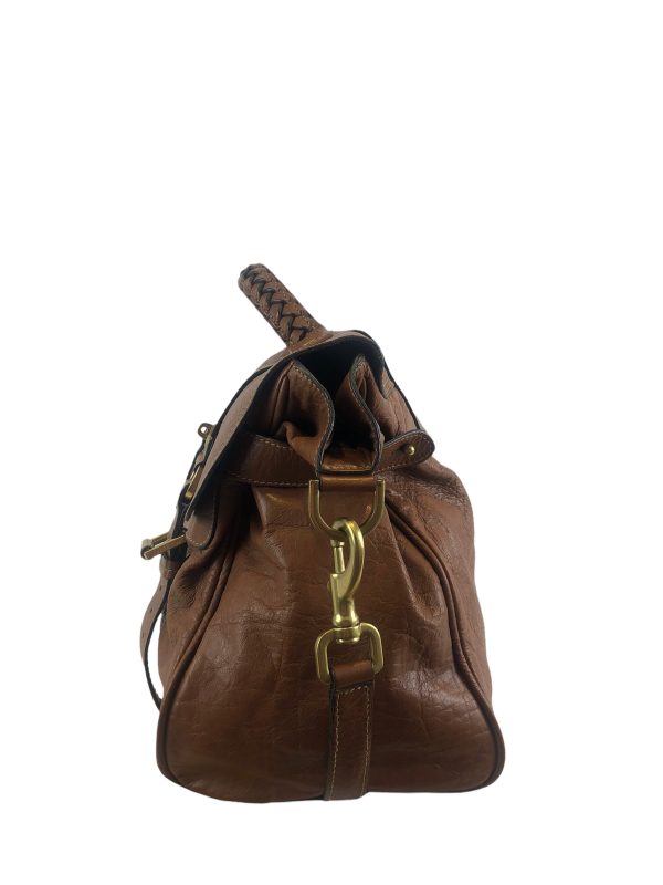 Mulberry Tan Leather  Alexa  Satchel For Discount